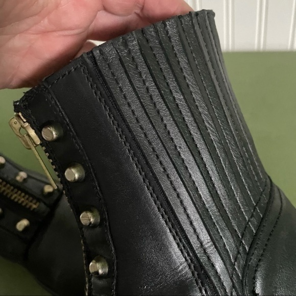 ASH Zip Front Studded Booties w Stretch Panels *Mexico* - Picture 4 of 13